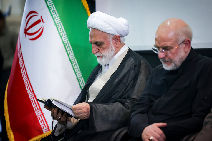 تصاویر/ مراسم بزرگداشت چهلم تشییع و تدفین «آقای شهید ایران» در مصلای امام خمینی تهران