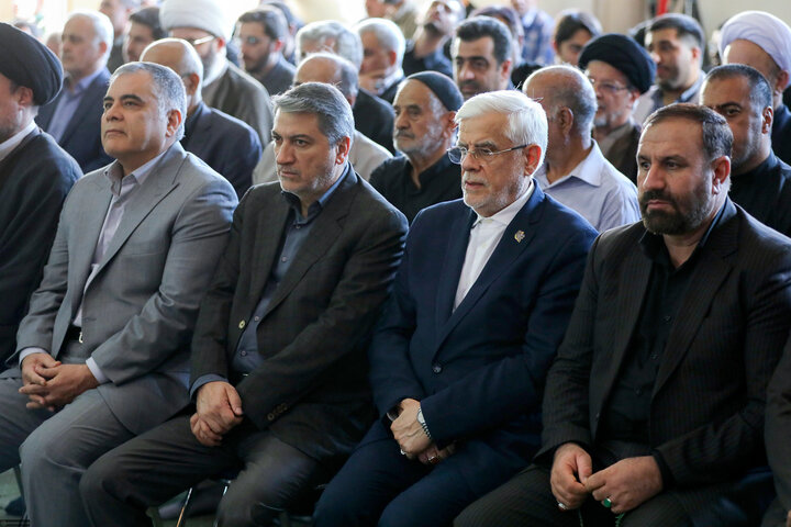 تصاویر/ مراسم بزرگداشت چهلم تشییع و تدفین «آقای شهید ایران» در مصلای امام خمینی تهران