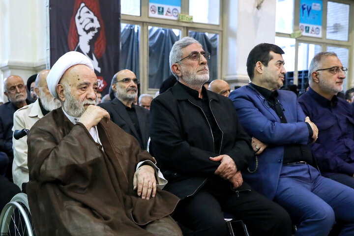 تصاویر/ مراسم بزرگداشت چهلم تشییع و تدفین «آقای شهید ایران» در مصلای امام خمینی تهران
