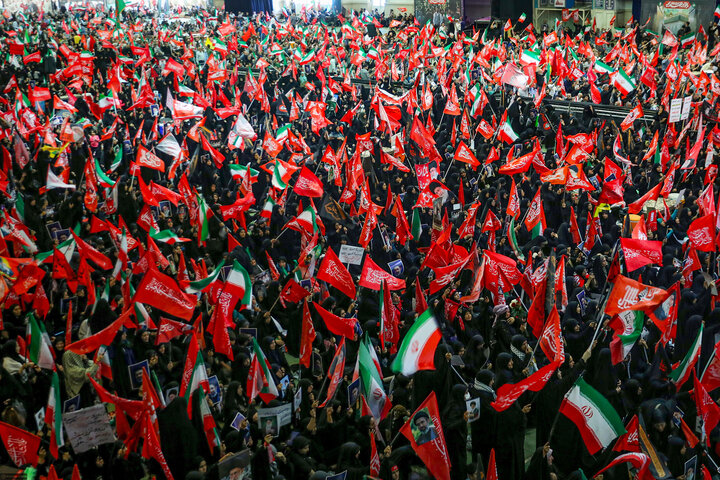 تصاویر/ مراسم بزرگداشت چهلم تشییع و تدفین «آقای شهید ایران» در مصلای امام خمینی تهران