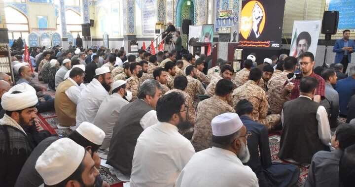 تصاویر/مراسم بزرگداشت چهلمین روز تدفین رهبر شهید انقلاب اسلامی در زاهدان