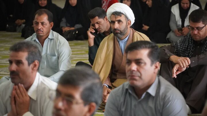 تصاویر/مراسم بزرگداشت چهلمین روز تدفین رهبر شهید انقلاب اسلامی در شهرستان زهک