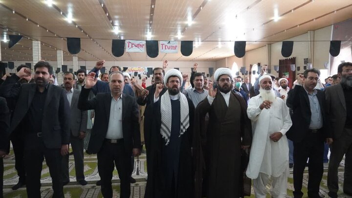 تصاویر/مراسم بزرگداشت چهلمین روز تدفین رهبر شهید انقلاب اسلامی در شهرستان زهک