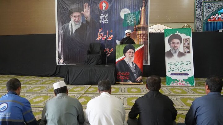 تصاویر/مراسم بزرگداشت چهلمین روز تدفین رهبر شهید انقلاب اسلامی در شهرستان زهک