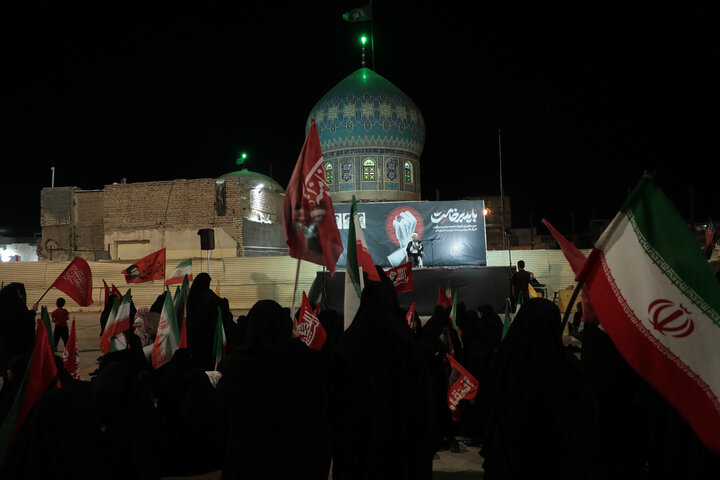 بزرگداشت چهلمین روز تدفین امام شهید آیت‌الله خامنه‌ای در حرم حضرت موسی مبرقع(ع)قم