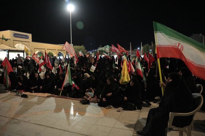 بزرگداشت چهلمین روز تدفین امام شهید آیت‌الله خامنه‌ای در حرم حضرت موسی مبرقع(ع)قم