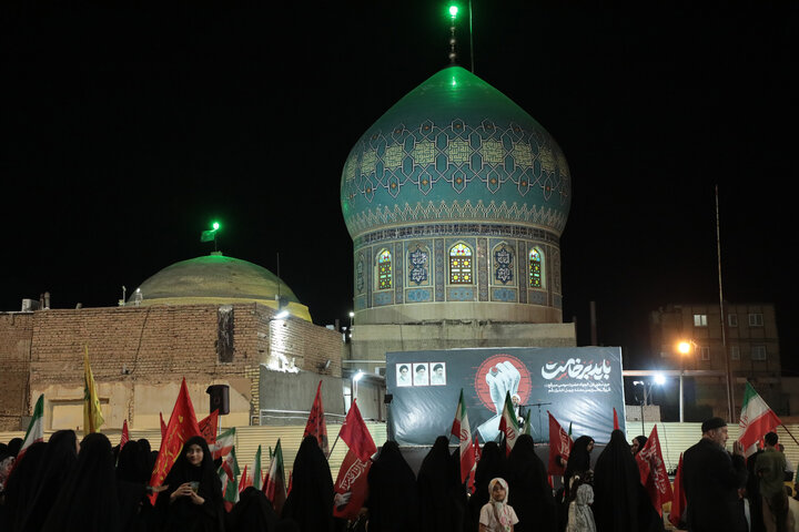 بزرگداشت چهلمین روز تدفین امام شهید آیت‌الله خامنه‌ای در حرم حضرت موسی مبرقع(ع)قم