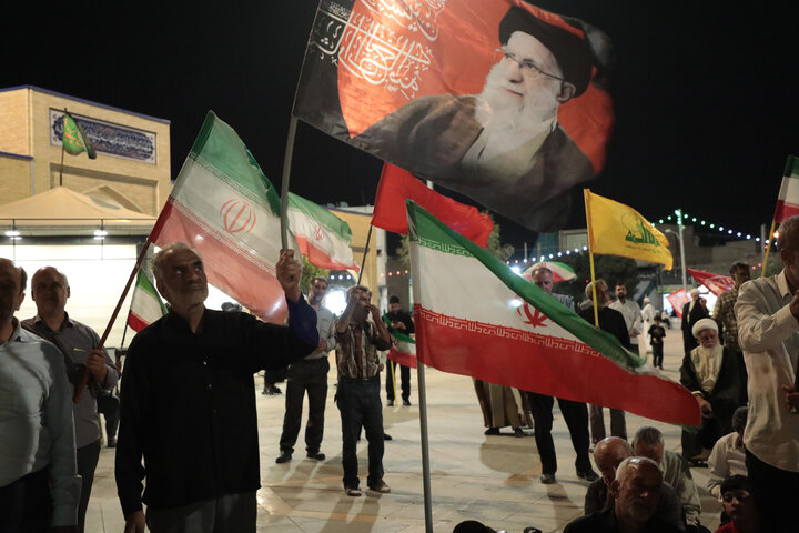 بزرگداشت چهلمین روز تدفین امام شهید آیت‌الله خامنه‌ای در حرم حضرت موسی مبرقع(ع)قم