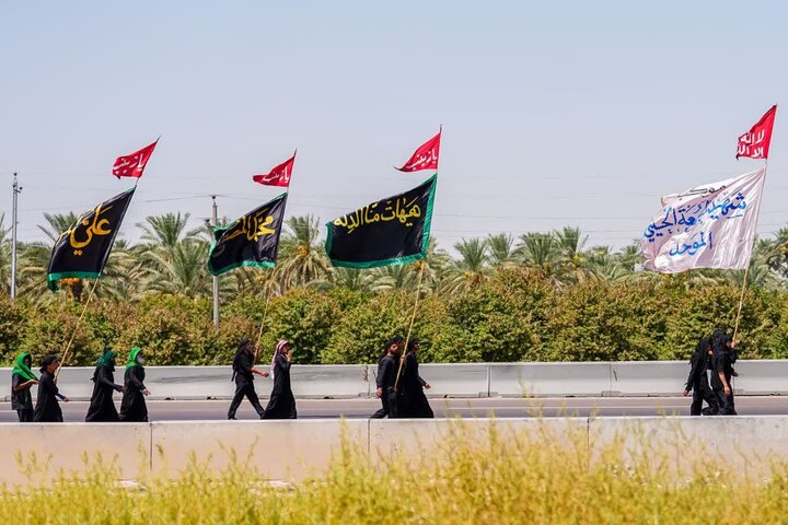 پیاده روی زائران به سوی سامرا در آستانه شهادت امام حسن عسکری (علیه السلام)