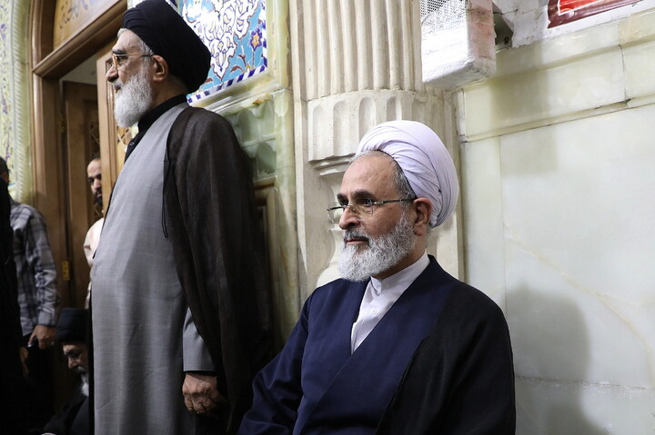 تصاویر/ مراسم چهلم رهبر شهید انقلاب آیت‌الله‌العظمی حسینی خامنه‌ای از سوی رهبر معظم انقلاب در حرم مطهر حضرت فاطمه معصومه سلام الله