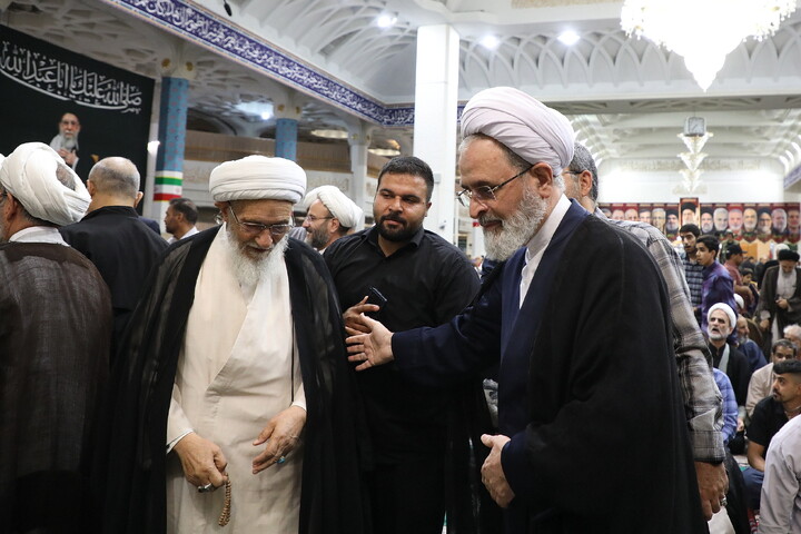 تصاویر/ مراسم چهلم رهبر شهید انقلاب آیت‌الله‌العظمی حسینی خامنه‌ای از سوی رهبر معظم انقلاب در حرم مطهر حضرت فاطمه معصومه سلام الله