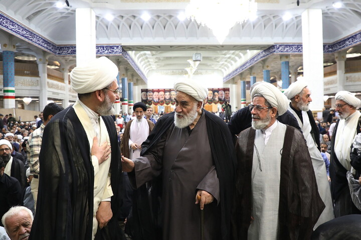 تصاویر/ مراسم چهلم رهبر شهید انقلاب آیت‌الله‌العظمی حسینی خامنه‌ای از سوی رهبر معظم انقلاب در حرم مطهر حضرت فاطمه معصومه سلام الله