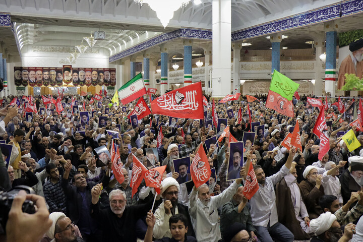 تصاویر/ مراسم اربعین تدفین امام شهید از طرف مقام معظم رهبری در قم
