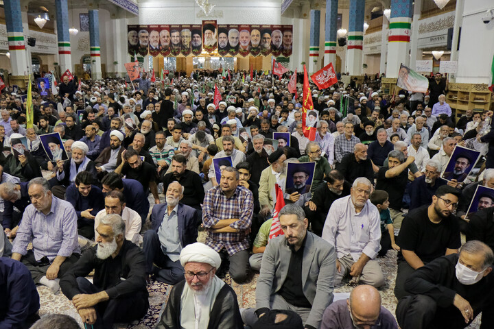 تصاویر/ مراسم اربعین تدفین امام شهید از طرف مقام معظم رهبری در قم