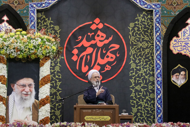 تصاویر/ مراسم اربعین تدفین امام شهید از طرف مقام معظم رهبری در قم