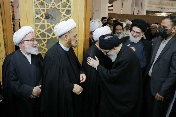 تصاویر/ مراسم اربعین تدفین امام شهید از طرف مقام معظم رهبری در قم