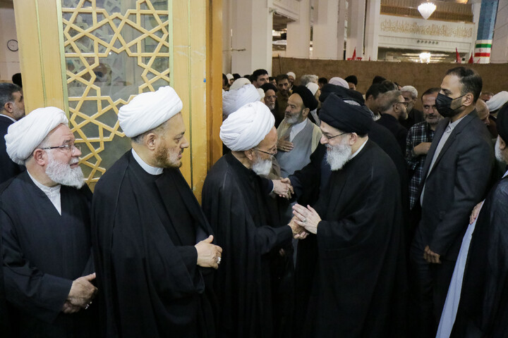 تصاویر/ مراسم اربعین تدفین امام شهید از طرف مقام معظم رهبری در قم