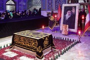 إحياء أربعينية دفن الإمام الشهيد في مرقد الإمام الرضا (عليه السلام)