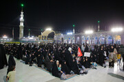 تصاویر/ شب شہادتِ امام حسن عسکریؑ کے موقع پر مسجد مقدس جمکران کی فضا سوگوار