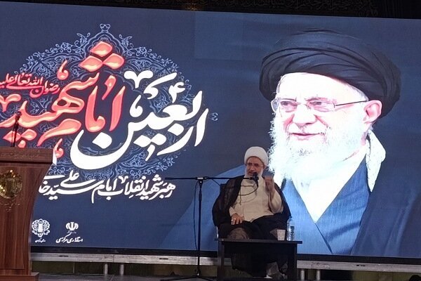 تصاویر/مراسم گرامیداشت اربعین رهبر شهید امام سید علی خامنه‌ای در اراک