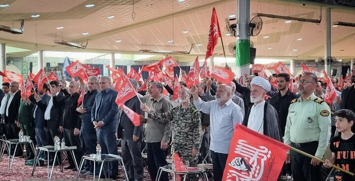 تصاویر/مراسم گرامیداشت اربعین رهبر شهید امام سید علی خامنه‌ای در اراک