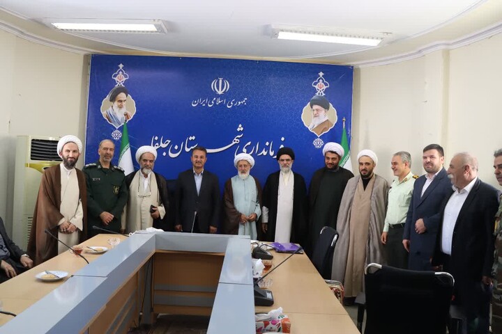 تصاویر / جلسه معارفه رئیس جدید تبلیغات اسلامی شهرستان جلفا