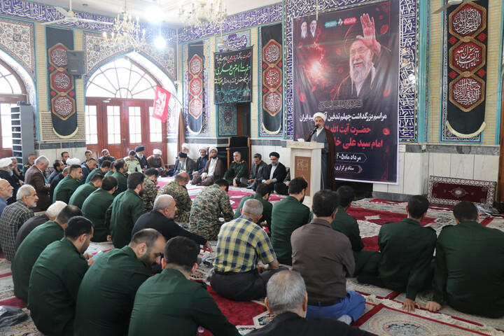 تصاویر / برگزاری مراسم چهلمین روز تدفین «آقای شهید ایران» در گرگان