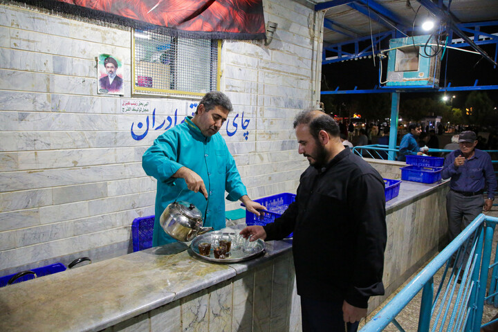 تصاویر/ حال و هوای مسجد مقدس جمکران در شب شهادت امام حسن عسکری (ع)