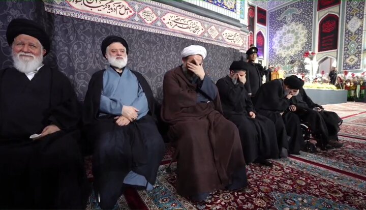تصاویر/ مراسم اربعین خاکسپاری رهبرشهید در حرم مطهر رضوی