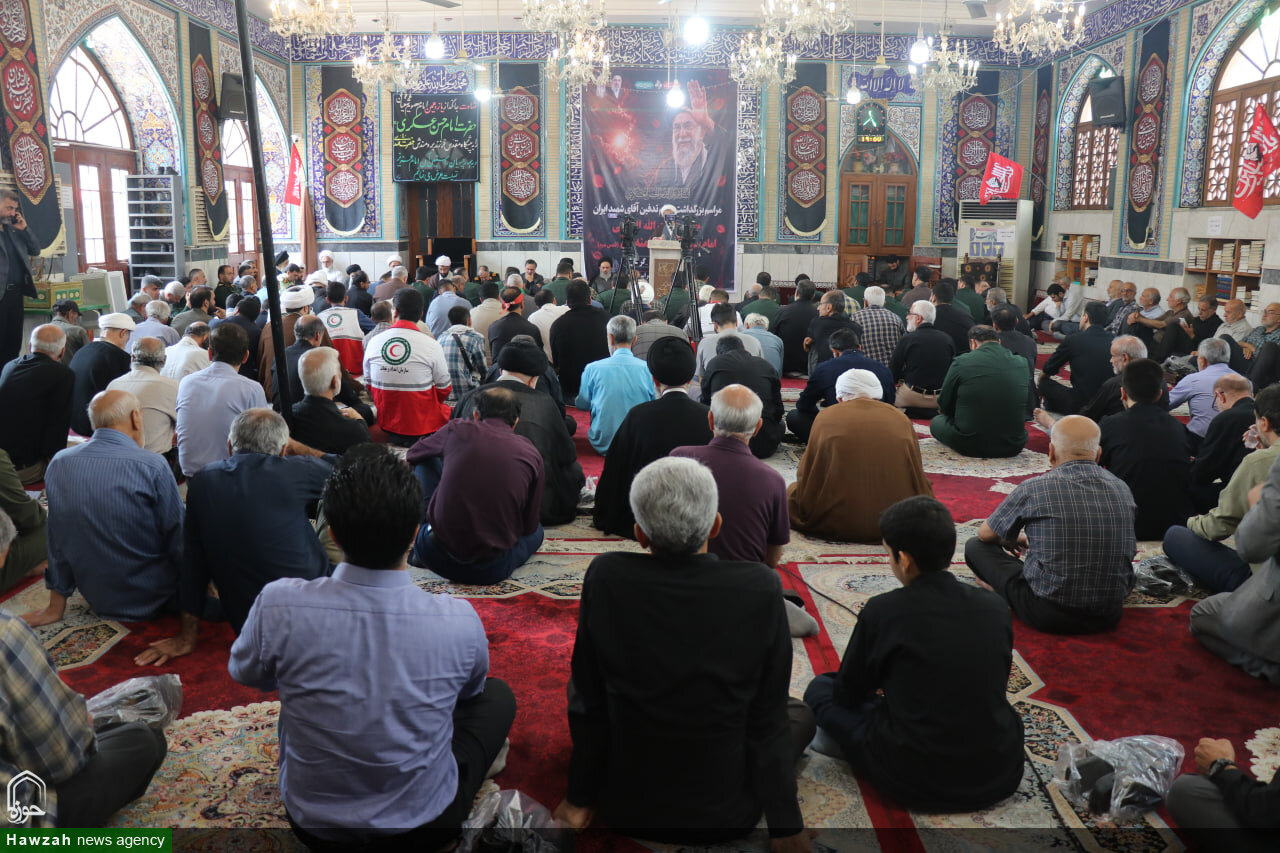 تصاویر / مراسم چهلمین روز تدفین «آقای شهید ایران» در گرگان