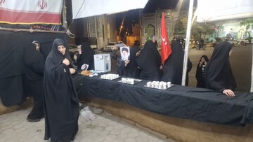 خدمت فرهنگی و پذیرایی، وجه تمایز موکب «شهدای روحانی» در میزبانی از زائران رضوی