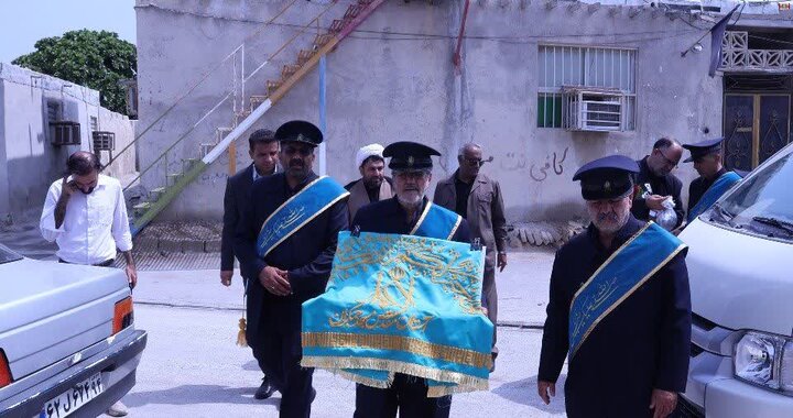 تصاویر/حضور خادمان مسجد جمکران در جزیزه قشم