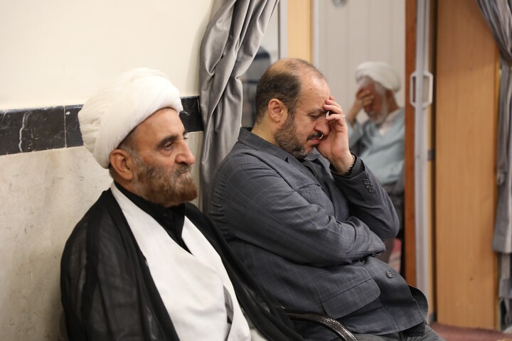 تصاویر/ مراسم عزاداری شهادت امام حسن عسکری (ع) در بیوت مراجع