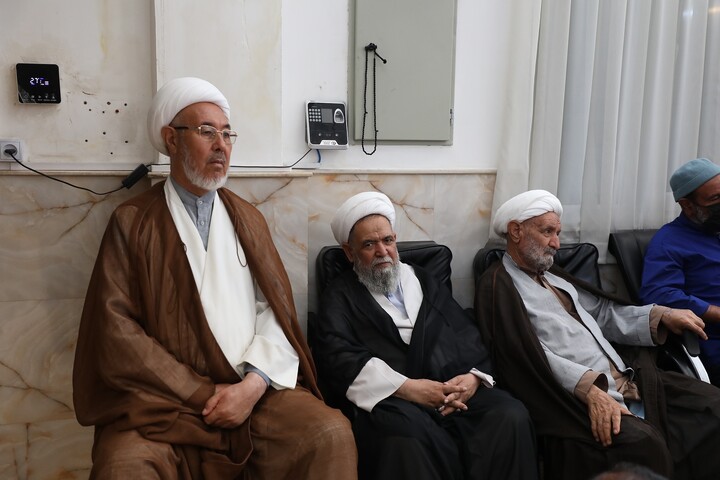 تصاویر/ مراسم عزاداری شهادت امام حسن عسکری (ع) در بیوت مراجع