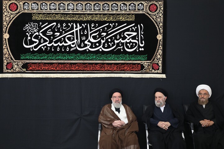 تصاویر/ مراسم عزاداری شهادت امام حسن عسکری (ع) در بیوت مراجع