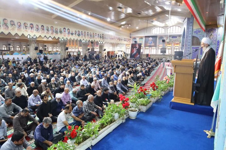 تصاویر/ نماز عبادی سیاسی جمعه در شهرستان ساری