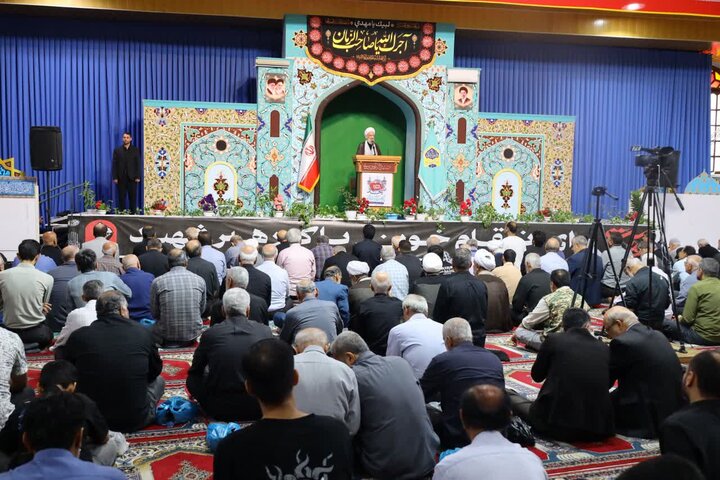 تصاویر/ نماز عبادی سیاسی جمعه در شهرستان ساری