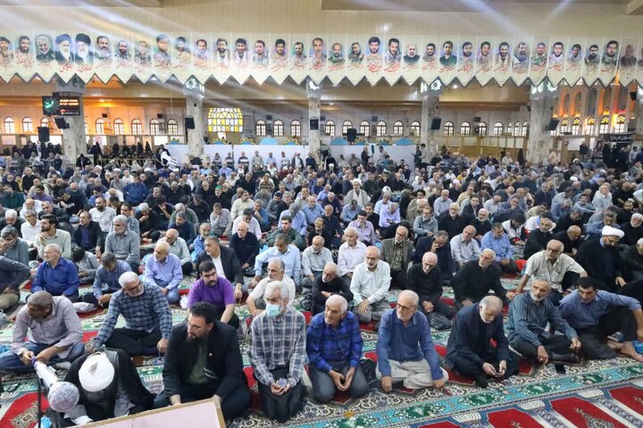 تصاویر/ نماز عبادی سیاسی جمعه در شهرستان ساری
