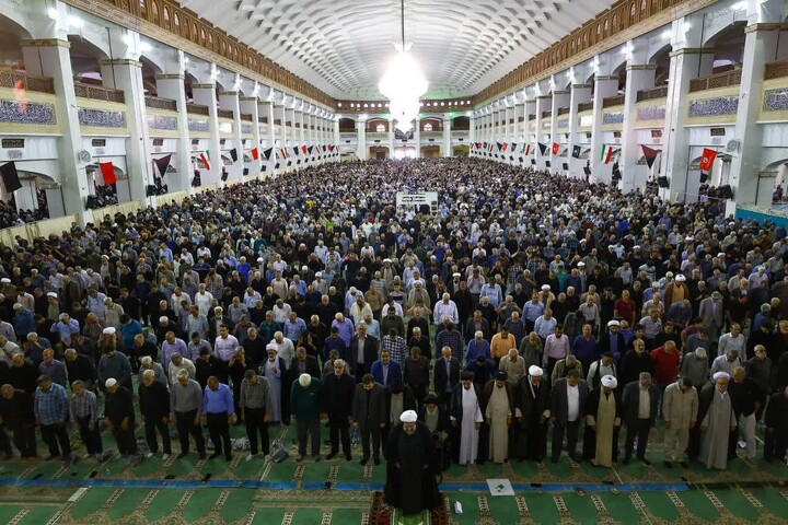 تصاویر/ اقامه نمازجمعه شهرستان تبریز