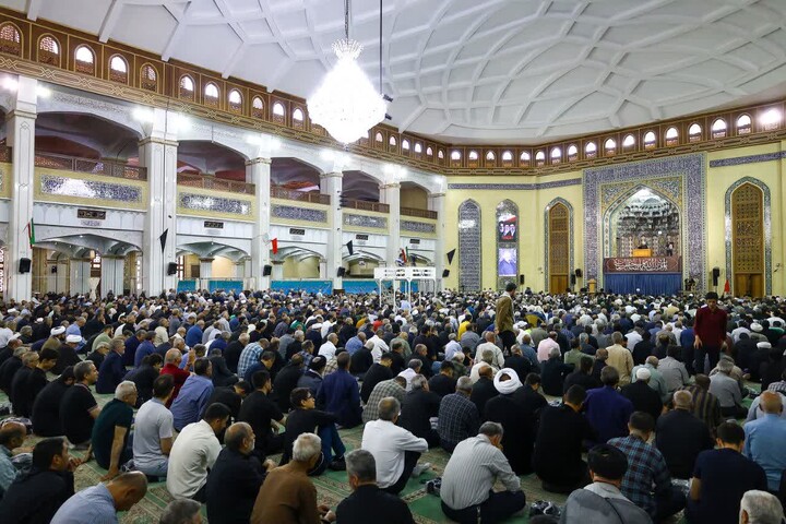 تصاویر/ اقامه نمازجمعه شهرستان تبریز