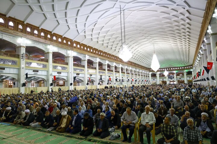 تصاویر/ اقامه نمازجمعه شهرستان تبریز
