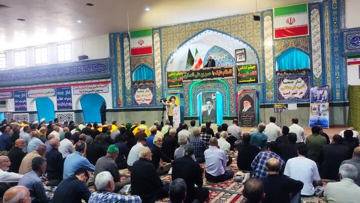 تصاویر| نماز جمعه عبادی سیاسی بیرجند