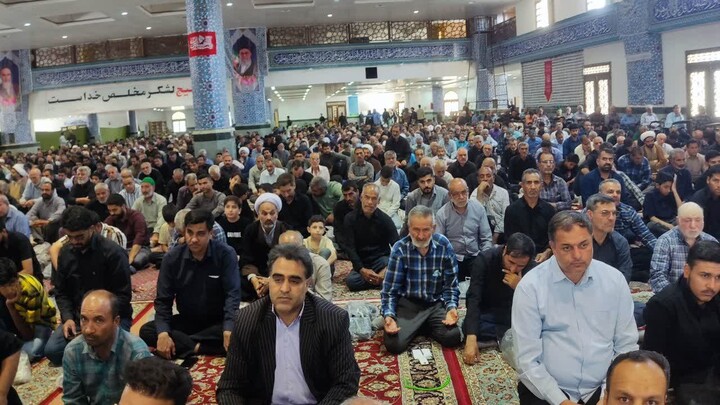 تصاویر| نماز جمعه عبادی سیاسی بیرجند