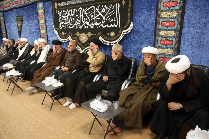 تصاویر/ مراسم عزاداری شهادت حضرت امام حسن عسکری علیه‌السلام و مجلس گرامیداشت چهلمین روز تدفین رهبر شهید امت