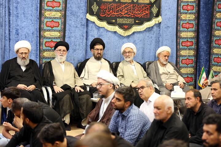 تصاویر/ مراسم عزاداری شهادت حضرت امام حسن عسکری علیه‌السلام و مجلس گرامیداشت چهلمین روز تدفین رهبر شهید امت