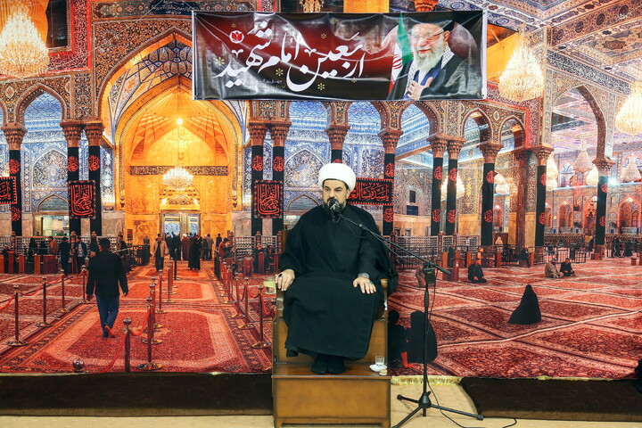 تصاویر/ مراسم عزاداری شهادت حضرت امام حسن عسکری علیه‌السلام و مجلس گرامیداشت چهلمین روز تدفین رهبر شهید امت