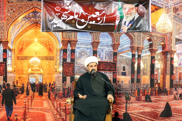 تصاویر/ مراسم عزاداری شهادت حضرت امام حسن عسکری علیه‌السلام و مجلس گرامیداشت چهلمین روز تدفین رهبر شهید امت