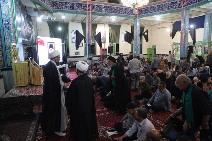 تصاویر /  مراسم بیرق داران بیداری همدان در مسجد المهدی(عج) کوی کوثر