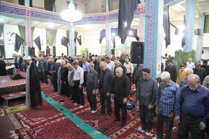 تصاویر /  مراسم بیرق داران بیداری همدان در مسجد المهدی(عج) کوی کوثر