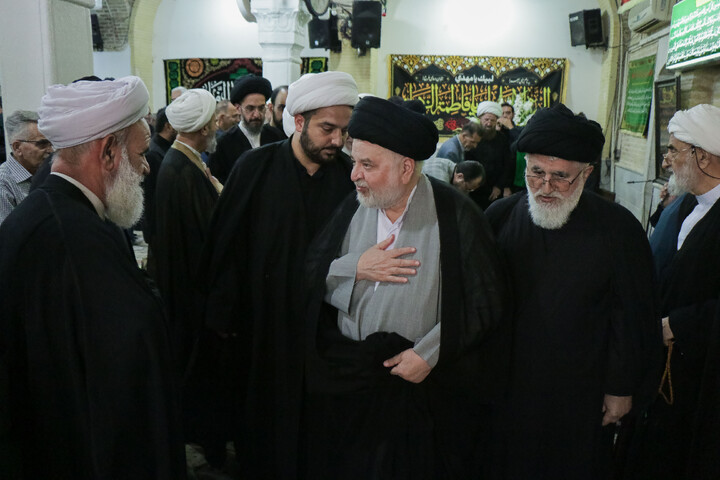 تشییع مرحوم حجت الاسلام والمسلمین عبدالسید محمودی بهبهانی (واعظ) در قم